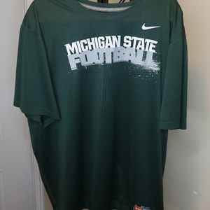 Nike Dri Fit Michigan State Football Shirt